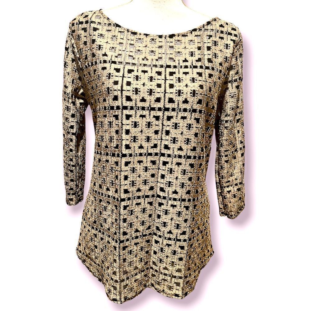 🎄Peck & Peck Cut-Out Tunic